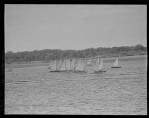 Start of a town-class race, Marblehead