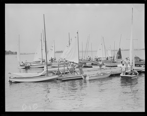 Sailboats at dock