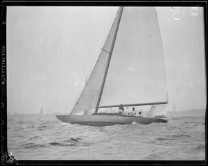 Unidentified sailboats
