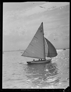 Unidentified sailboats