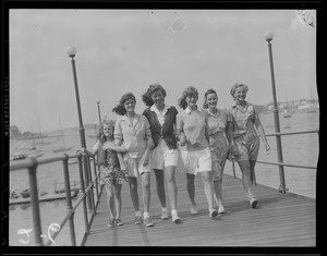 Girls at yacht club