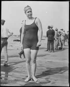 Female swimmer, Charles River
