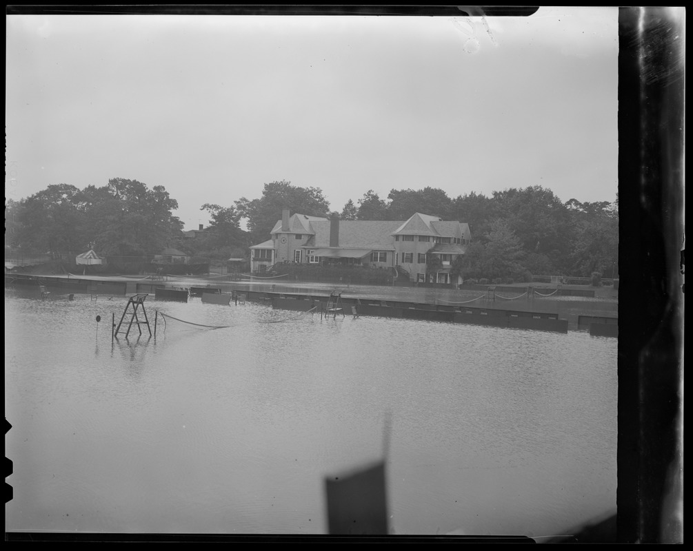 Longwood cricket courts flooded by rain, postponing Davis Cup Tourney