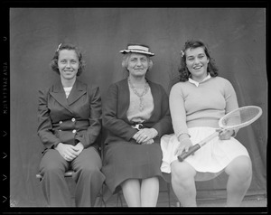 Three women, possibly at Longwood
