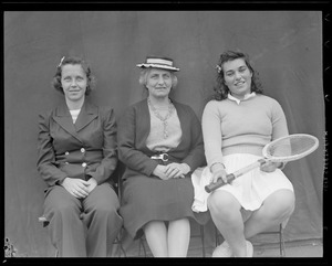 Three women, possibly at Longwood