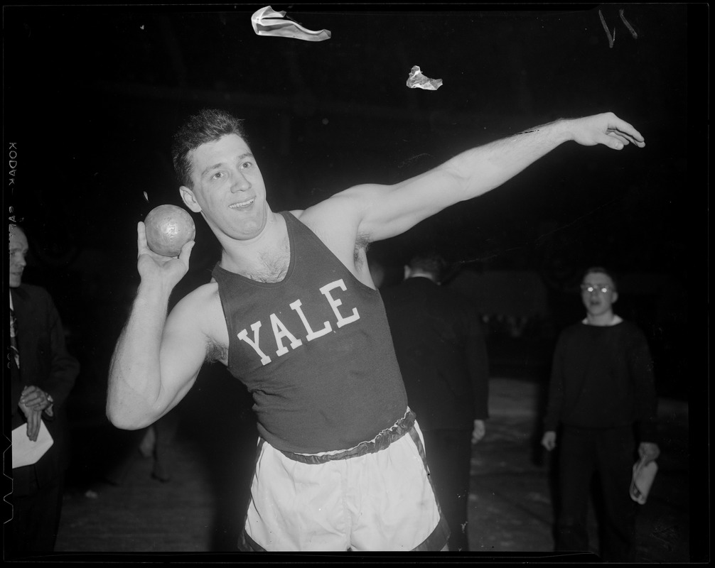 Yale shot put Digital Commonwealth