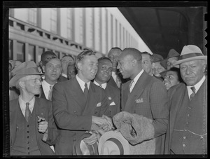 Jesse Owens visits Boston