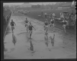 Freshman race at Harvard Stadium, Harvard-Dartmouth meet