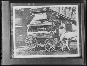 Old Charlestown horse drawn wagon
