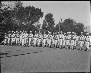 Sailors on parade in Boston