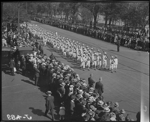 Sailors on parade in Boston