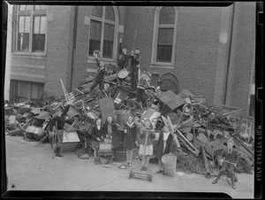 Collecting scrap - WWII
