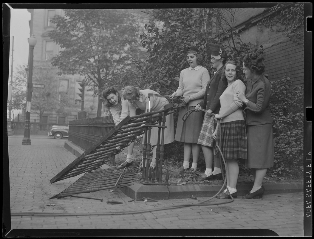 Collecting scrap - WWII