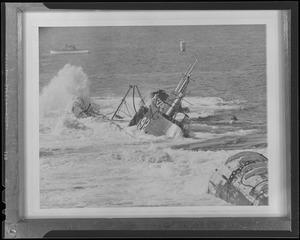 Sinking ship, submarine