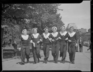 WWII: Sailors on shore leave