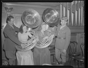Girls with tubas, WWII