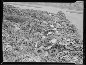 Collecting tires for scrap