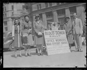 United Office and Professional Workers, Local 3, sponsor blood donor rally