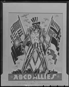 WWII: ABCD Allies poster