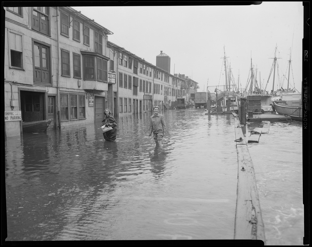 Flooded T-wharf