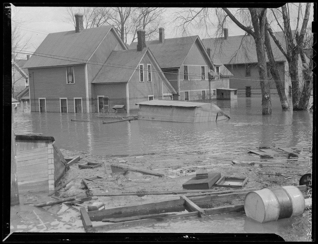 New England flood scenes