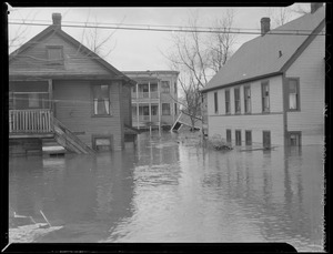 New England flood scenes