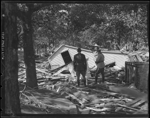 Destroyed houses, Hurricane of 38