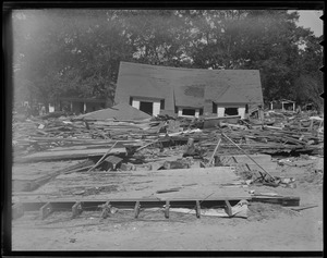 House destroyed, Hurricane of 38