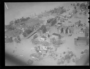 Aerial photo of aftermath of Hurricane of 38
