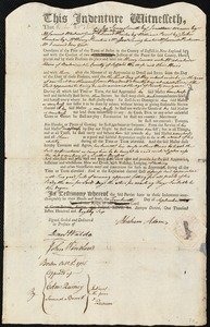 Henry Conner indentured to apprentice with Abraham Adams of Boston, 14 September 1786
