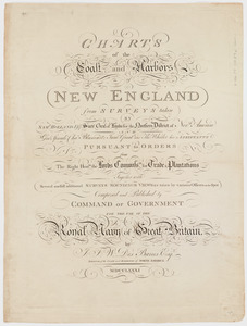 Charts of the coast and harbors of New England