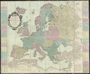 Bowles's new and accurate map of Europe, divided into it's [sic] empires, kingdoms, states, republicks and principalities