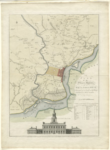 A plan of the city and environs of Philadelphia