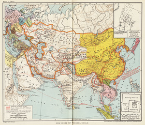 Asia under the Mongols, 1290 A.D.