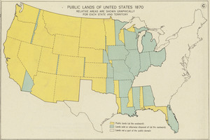 Public lands of the United States, 1870