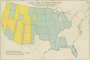 Public lands of the United States, 1910