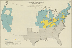 Thirteenth Amendment, January 31, 1865, Vote on passage of resolution submitting