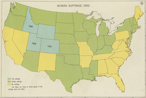 Woman suffrage, 1900
