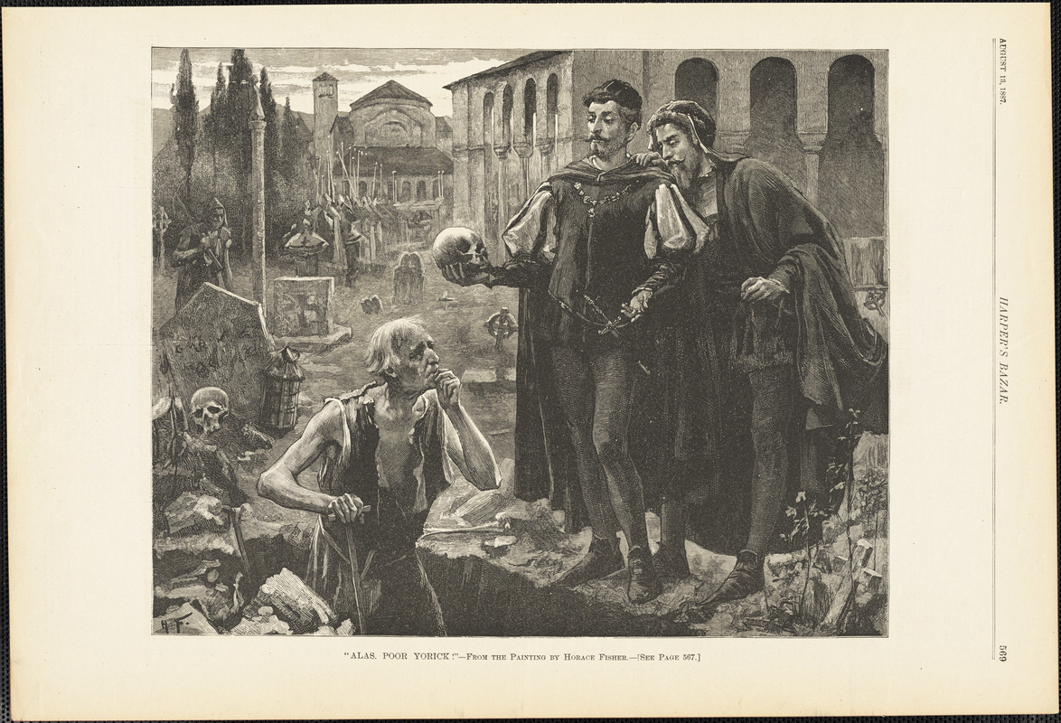 Alas, poor Yorick!--from the painting by Horace Fisher