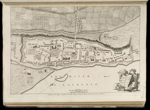 Plan of the town and fortifications of Montreal or Ville Marie in Canada