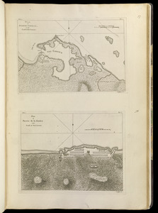Plan of Puerto Cavello, on the coast of the Caracas ; Plan of Puerto de La Guaira on the coast of the Caracas