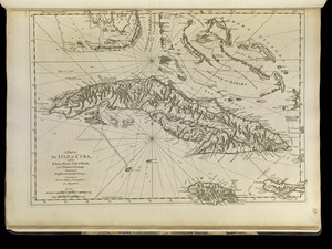 A map of the isle of Cuba