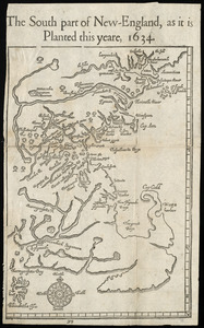 The south part of New England as it planted this yeare, 1634