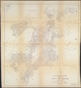 Map of the City of Boston, Massachusetts