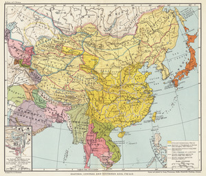 Eastern, Central and Southern Asia, 1760 A.D.