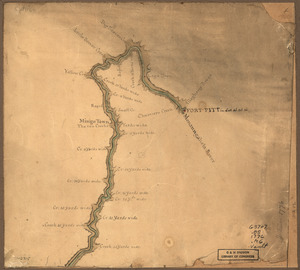 Map of the Ohio River from Fort Pitt