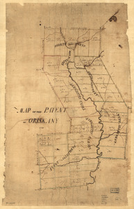 Map of the patent of Oriskany