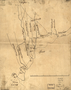 Map of the roads from New Rochelle to Kingstreet, Westchester County