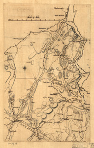 Map of Orange and Rockland counties area of New York