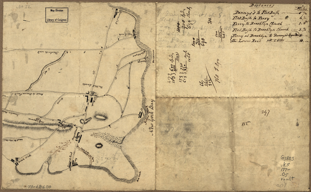 Old map of Brooklyn and greater part of King's County, Long Island